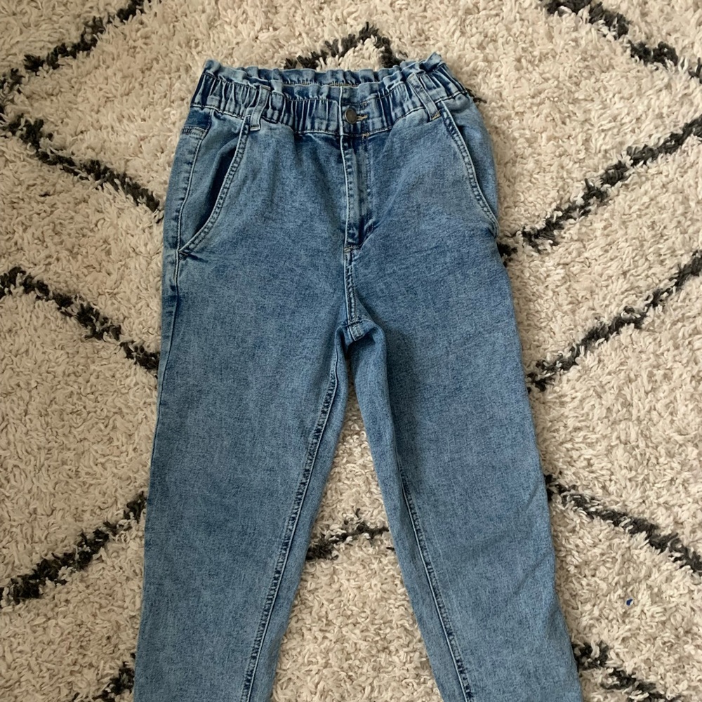 blue boyfriend jean